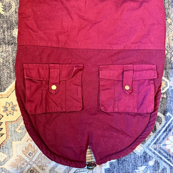 Canada Pooch Dog Sherpa Lined Jacket With Fur Lined Hood Size 24 Inches - Picture 6 of 12